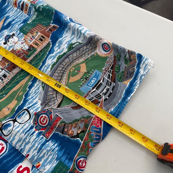 Reyn Spooner Chicago Cubs MLB Cotton Short Sleeve Button Up Shirt Mens size XL - Picture 7 of 7